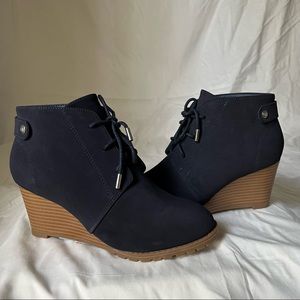 Wedged Heeled Booties